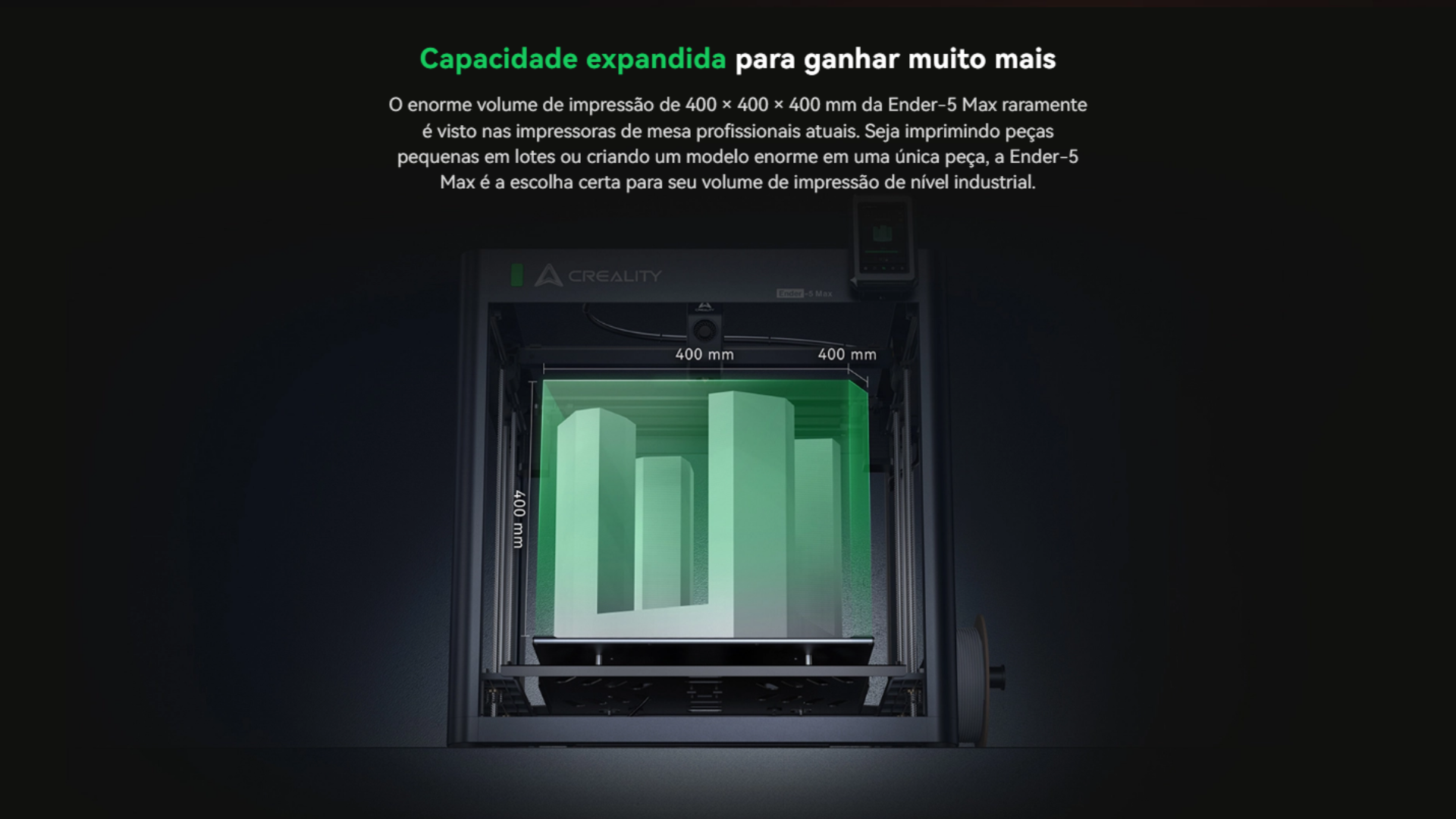 ender 5 max - impressora 3d 