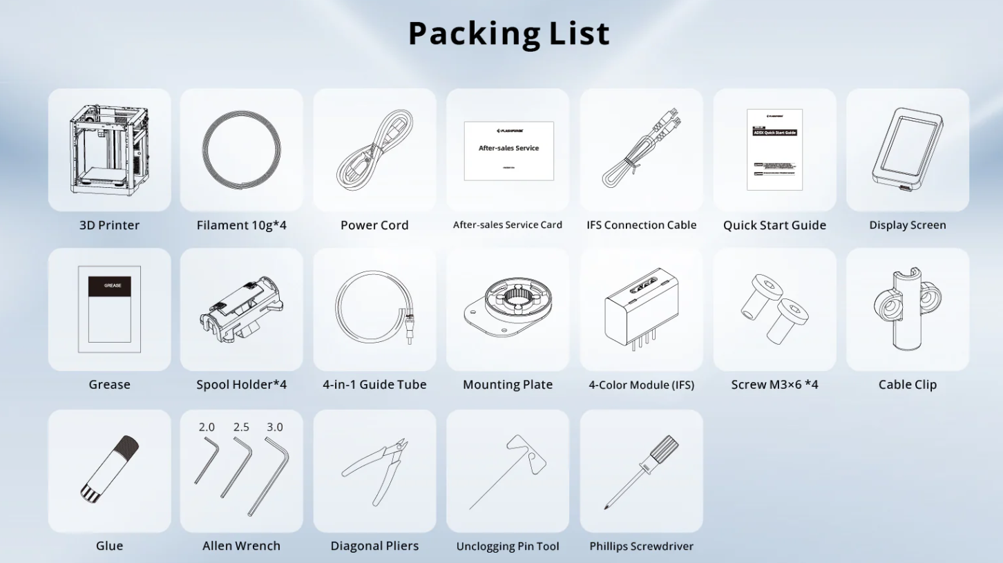 impressora 3D flashforge AD5X